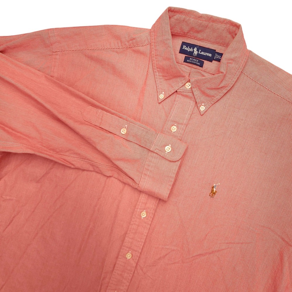 Ralph Lauren Shirt Mens XL Pink Blake Long Sleeve Button Down Cotton Casual